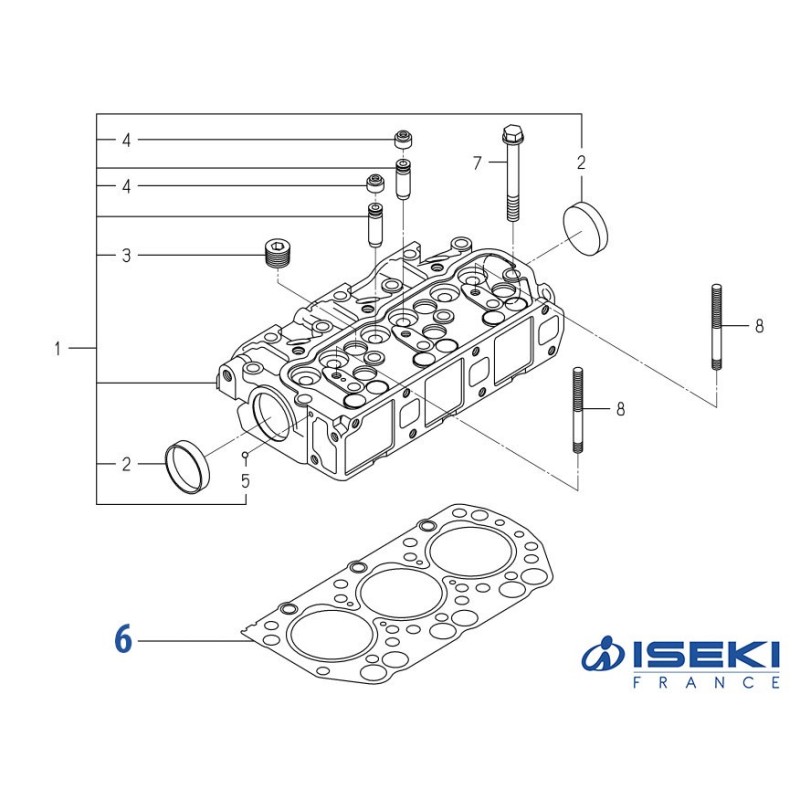 Joint de Culasse ISEKI (6211-141-029-20)