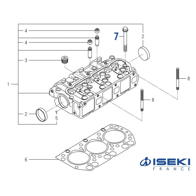 Vis de Culasse ISEKI (6209-000-044-00)