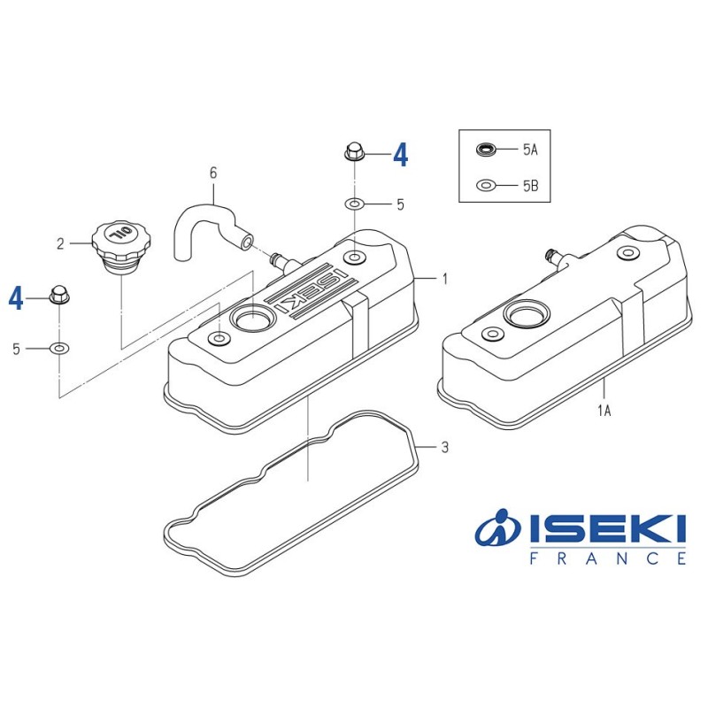 Écrou Borgne ISEKI (6209-490-002-10)