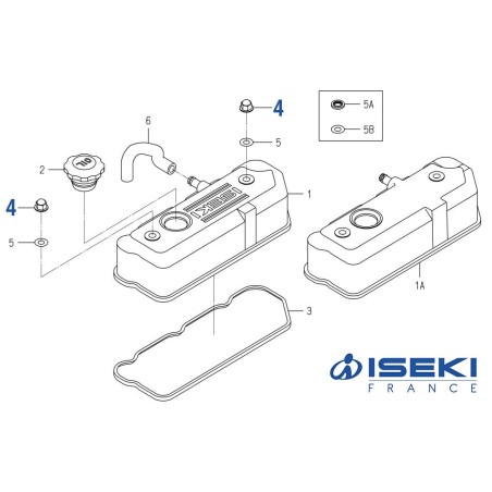 Écrou Borgne ISEKI (6209-490-002-10)