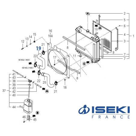 Durite Sup. ISEKI (1725-102-001-00)