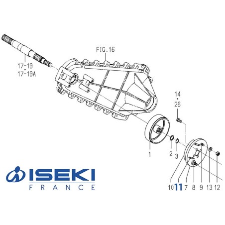 Ressort de Frein ISEKI (1728-310-214-00)
