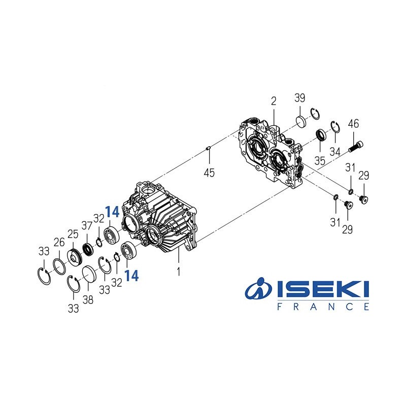 Roulement Hydro ISEKI (V600-110-620-40)