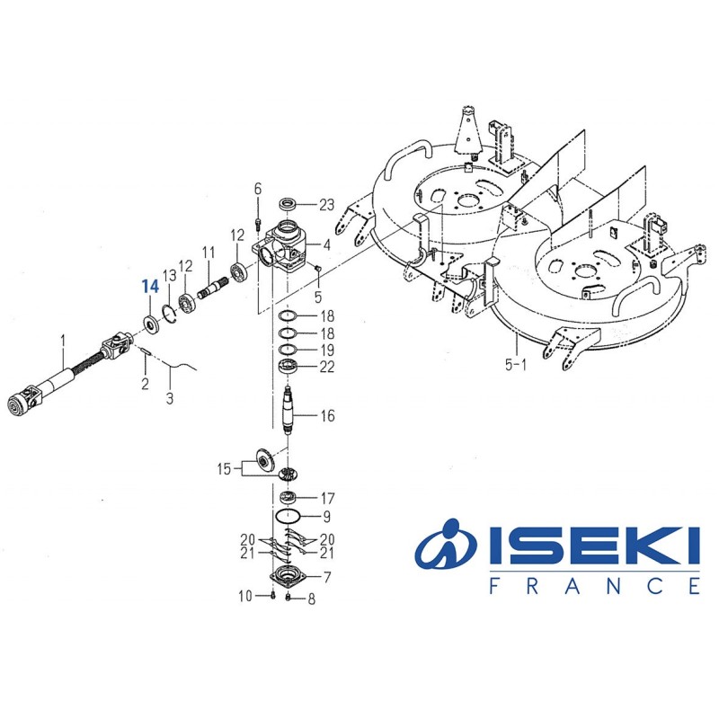 Bague d'Étanchéité ISEKI (8595-201-025-00)
