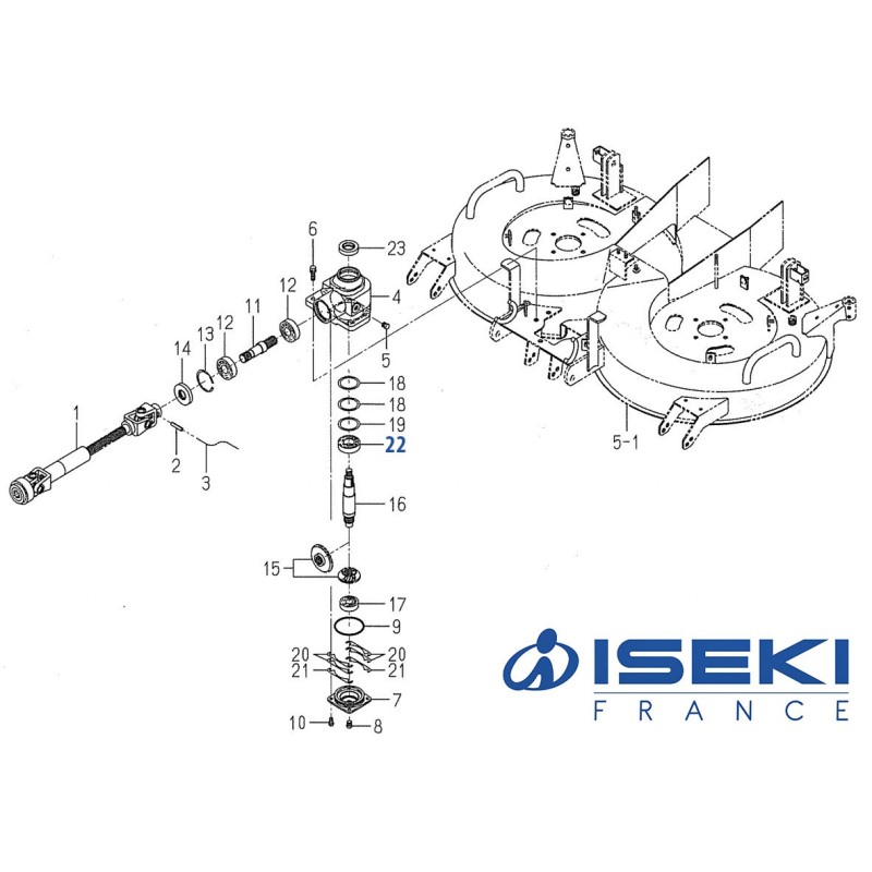 Roulement Boîtier ISEKI (V600-110-620-60)