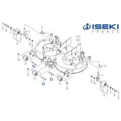 Axe de Galet ISEKI (8663-501-051-00)