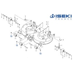 Écrou d'Axe ISEKI (V360-260-012-00)
