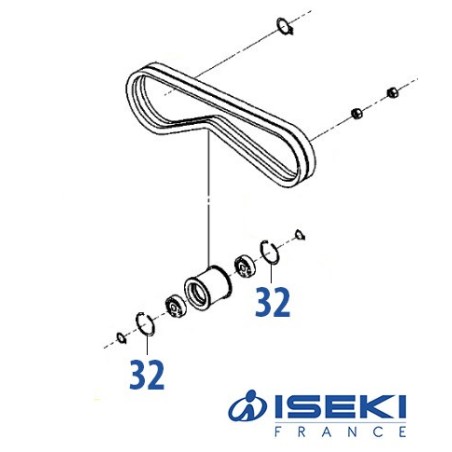 Circlip Galet ISEKI (V705-140-035-00)
