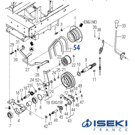 Courroie ISEKI (3695-303-003-00)