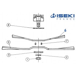 Lame Sup. Mulching ISEKI (IE01-306-212-00M)
