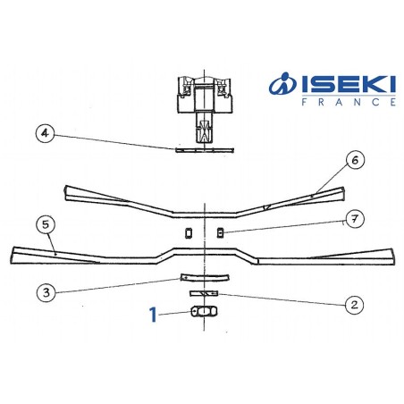 Écrou de Fixation ISEKI (8595-306-007-00)