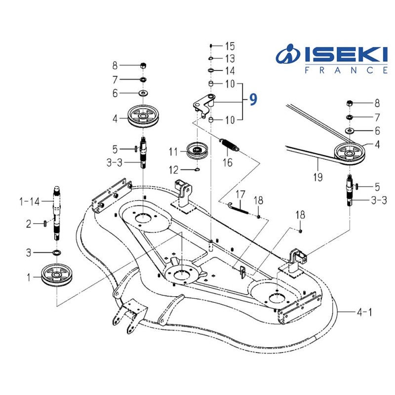 Tendeur ISEKI (8658-202-200-00)