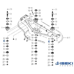 Roulement Palier ISEKI (1594-221-001-00)