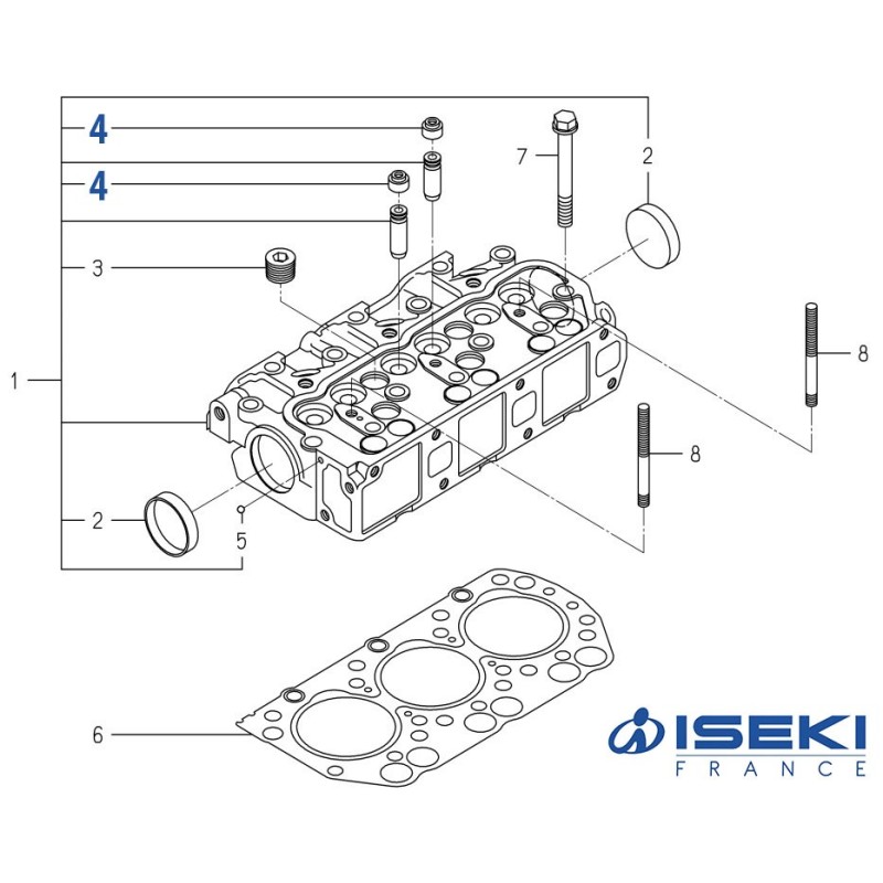 Joint Queue de Soupape ISEKI (6212-569-002-00)