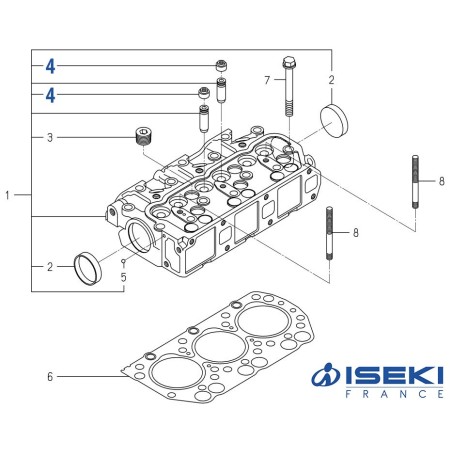 Joint Queue de Soupape ISEKI (6212-569-002-00)
