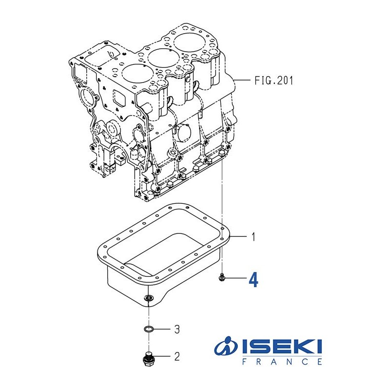 Vis ISEKI (V230-360-601-00)
