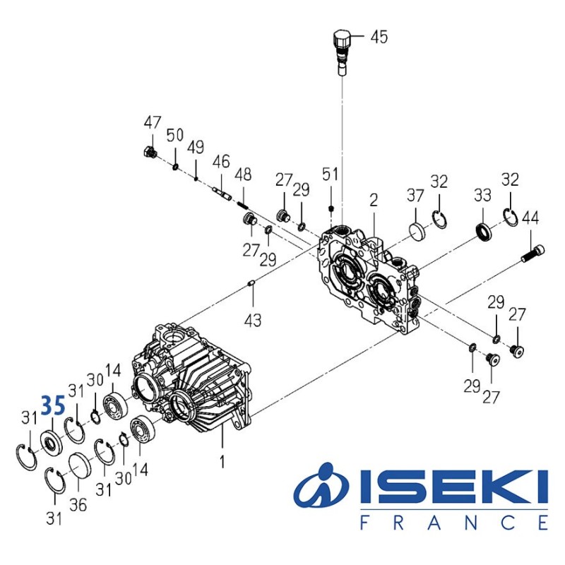 Bague d'Étanchéité ISEKI (V744-120-470-70)