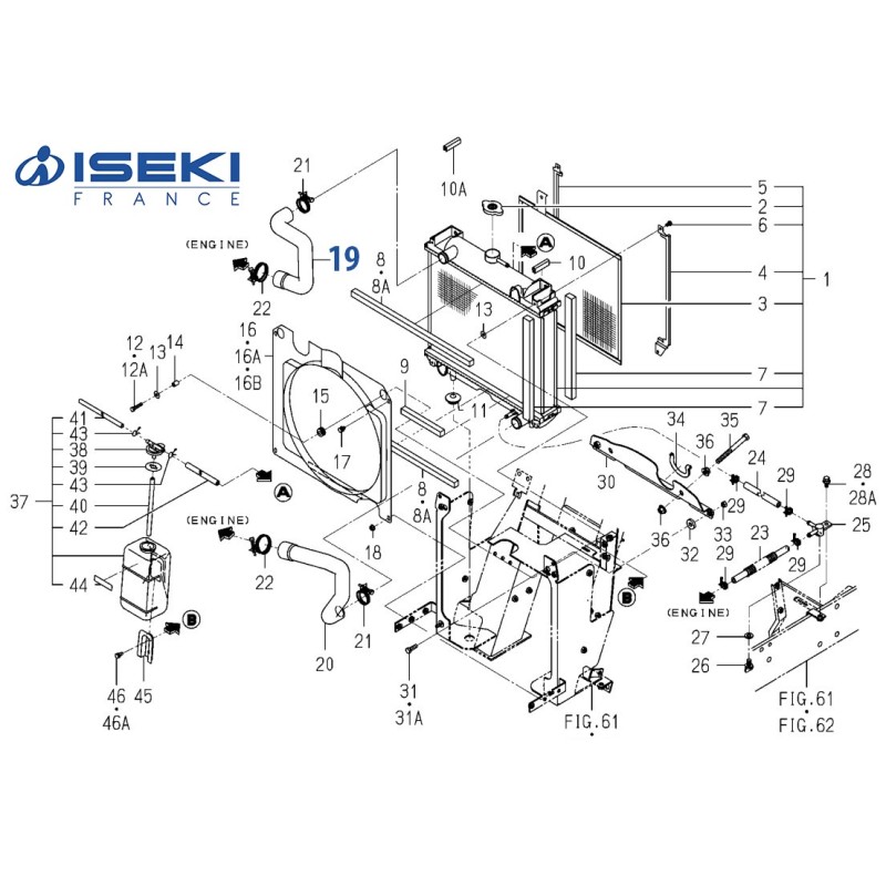 Durite Sup. ISEKI (1725-102-001-00)