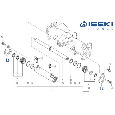 Support de Vérin ISEKI (1774-403-003-00)