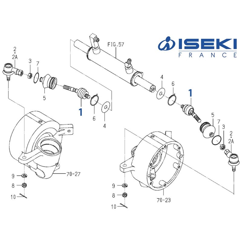 Rotule Articulée ISEKI (1725-436-610-00)