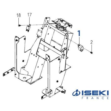 Centrale Clignotante ISEKI (4DM003360001)