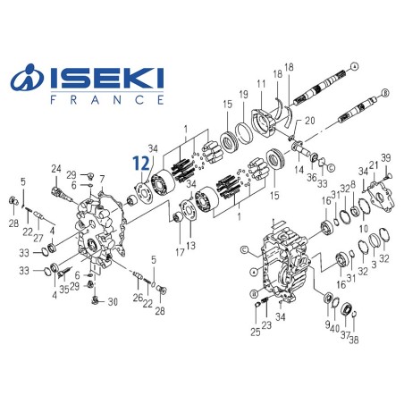Disque Glace ISEKI (1689-201-201-00)
