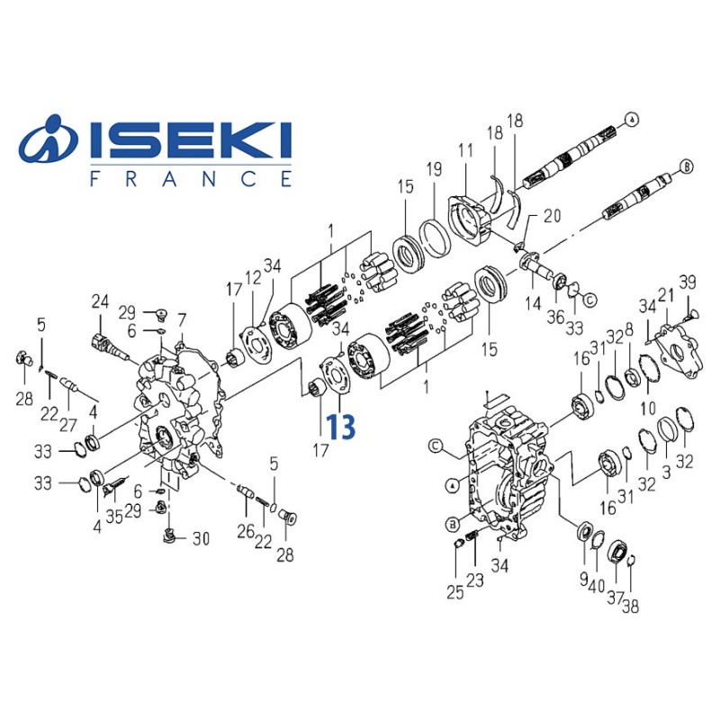 Disque Glace ISEKI (1683-202-503-00)