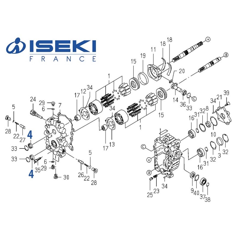 Bague d'Étanchéité ISEKI (1683-202-524-00)