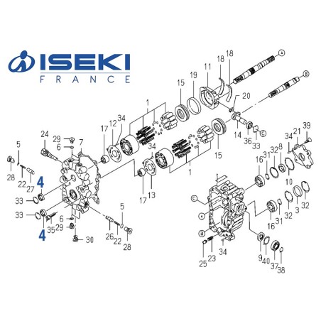Bague d'Étanchéité ISEKI (1683-202-524-00)