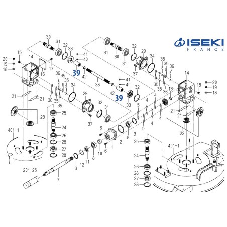 Manchon d'Accouplement ISEKI (1782-122-051-00)