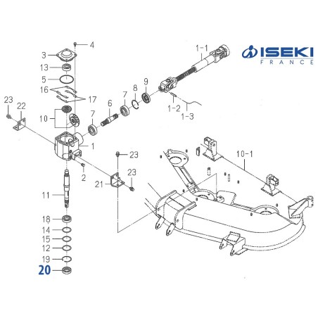 Bague d'Étanchéité ISEKI (V744-130-551-20)