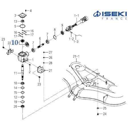 Couple Conique ISEKI (8595-201-250-10)