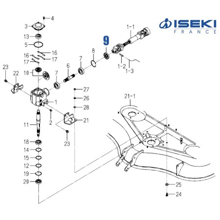 Bague d'Étanchéité ISEKI (8595-201-025-00)