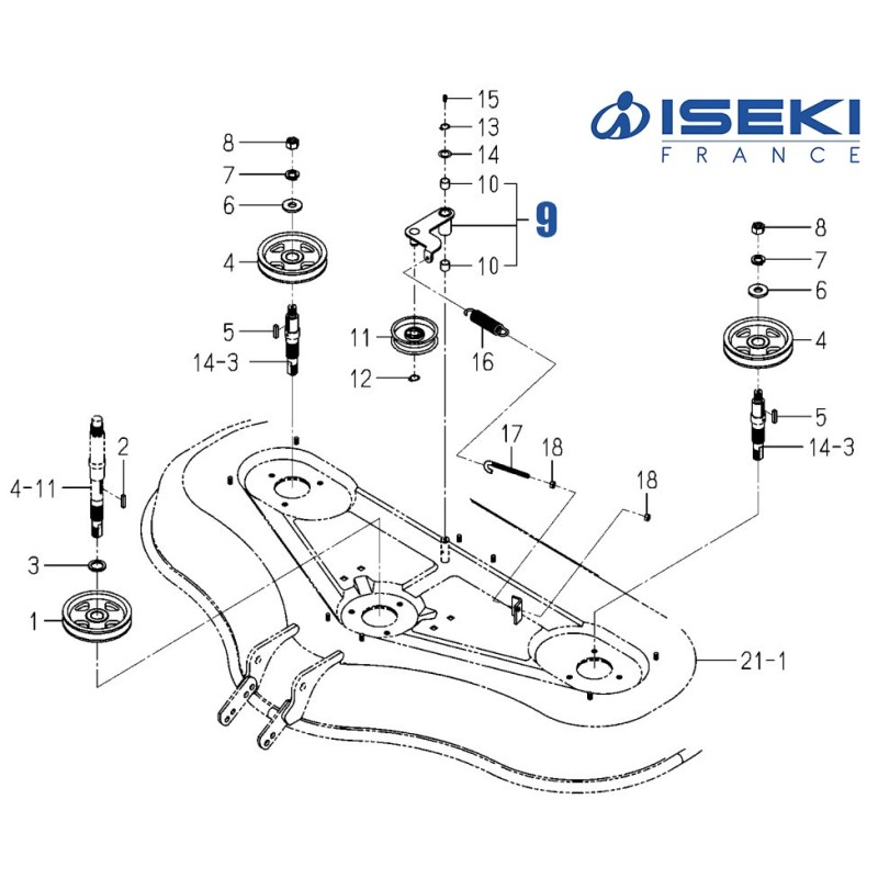 Tendeur ISEKI (8658-202-200-00)