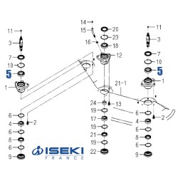 Roulement Palier ISEKI (V600-110-690-80)
