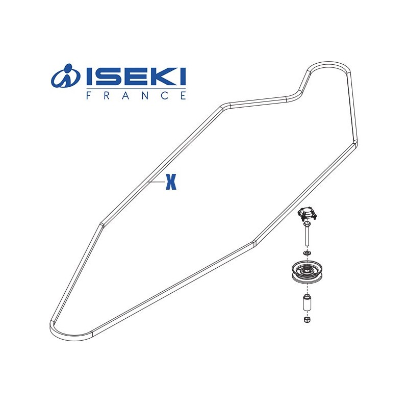 Courroie d'Avancement ISEKI (473268)