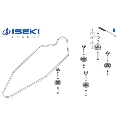 Ressort Tendeur ISEKI (473628)