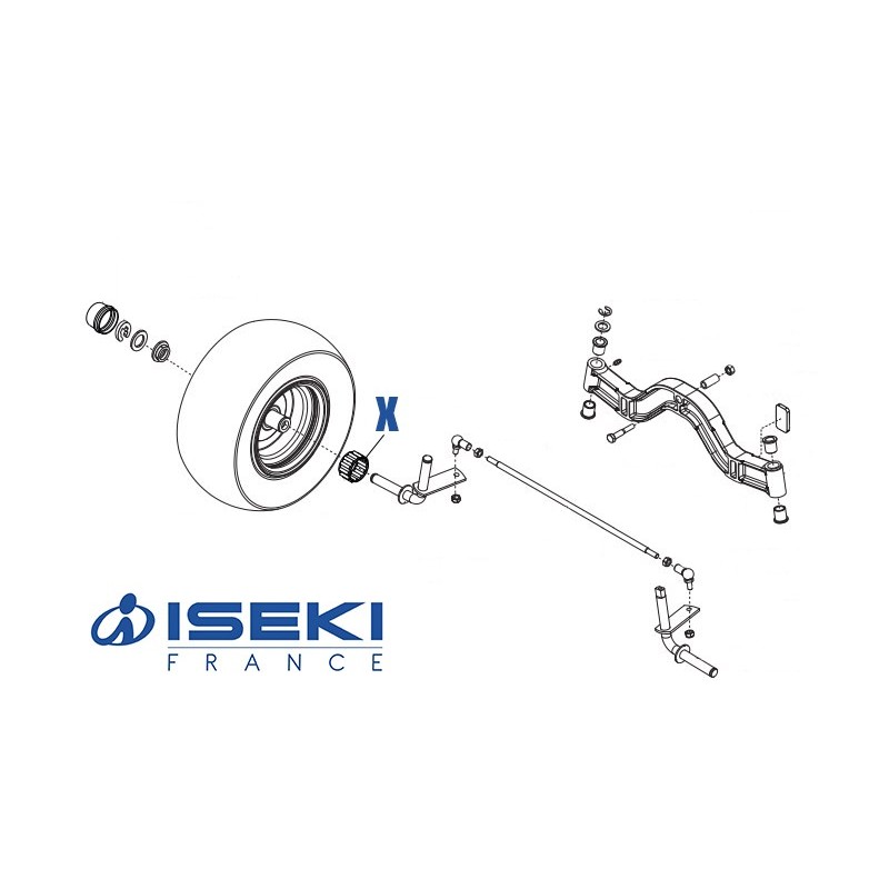 Roulement Roue AV ISEKI (468842)