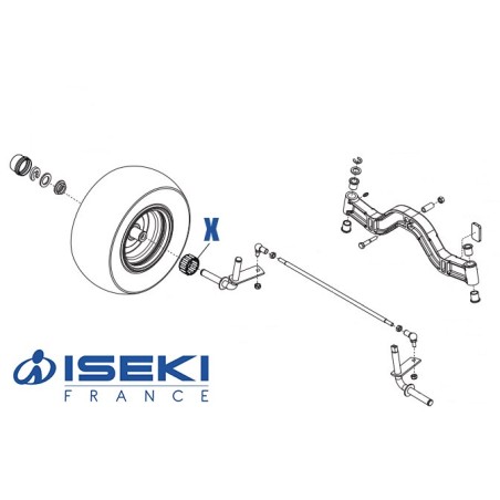 Roulement Roue AV ISEKI (468842)