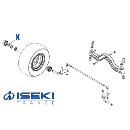 Collet d'Axe ISEKI (702724)