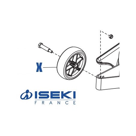 Roue Scalp ISEKI (514887)