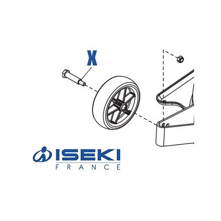 Axe de Roue ISEKI (52111030)