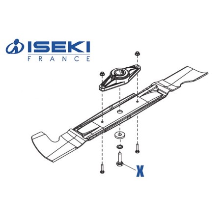 Vis de Lame ISEKI (705360)