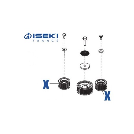 Pignon Cranté ISEKI (473836)