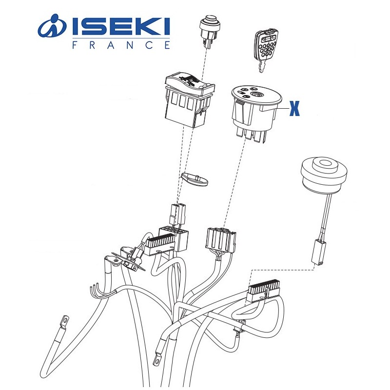Contacteur Démarrage ISEKI (468603)