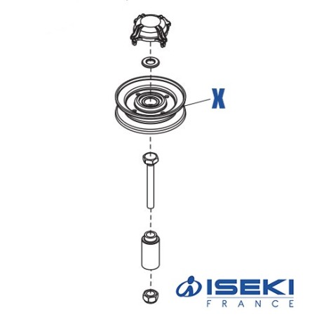 Poulie Guide ISEKI (464453)