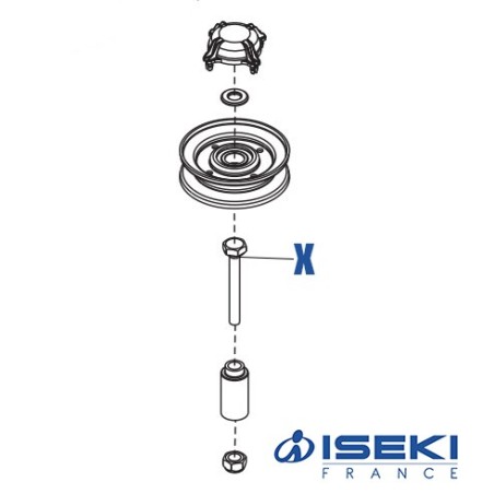 Vis de Poulie ISEKI (701985)