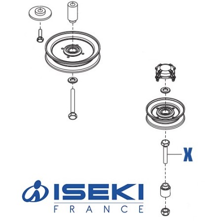Vis de Poulie ISEKI (701521)