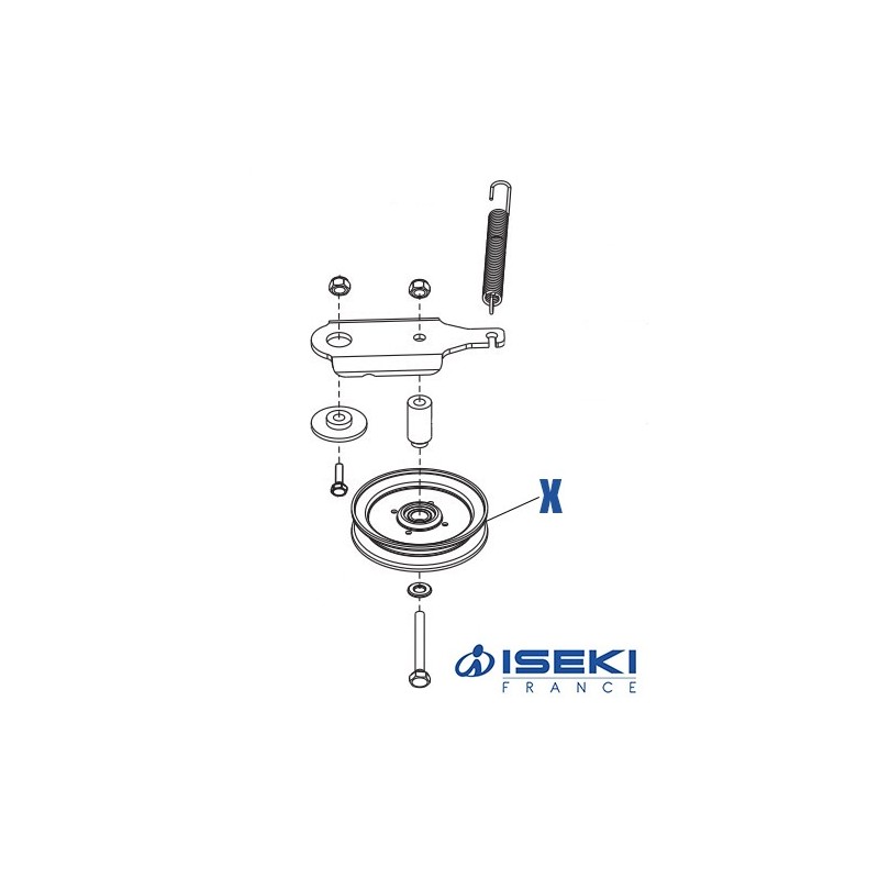 Poulie Tendeur ISEKI (464454)