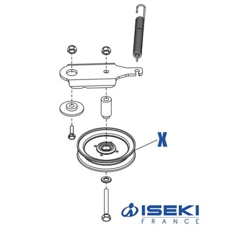 Poulie Tendeur ISEKI (464454)